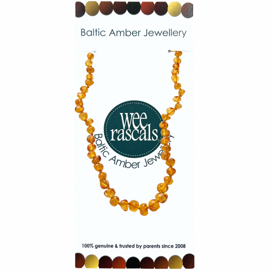 Wee Rascal - Amber Adult Necklace - Honey