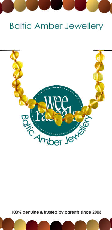 Amber Infant Anklet - Honey