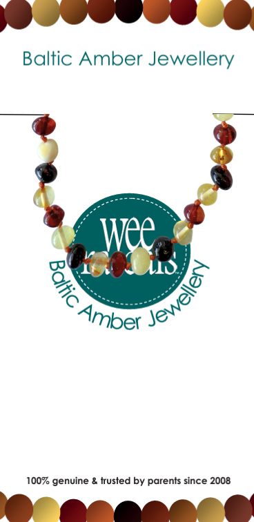 Amber Infant Anklet - Multi