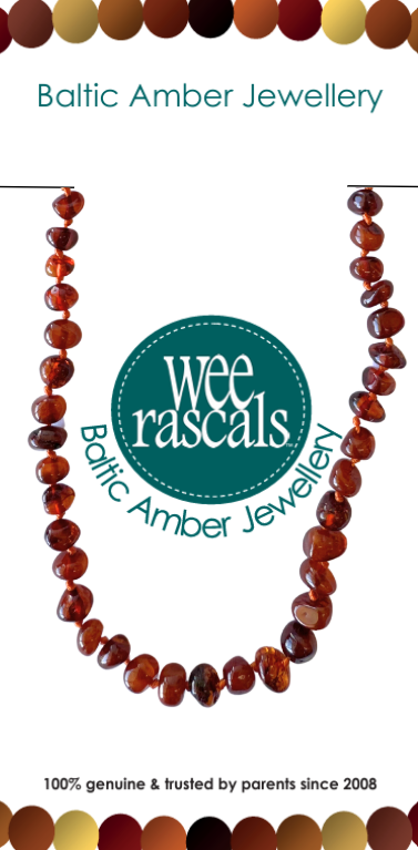 Amber Infant Necklace - Cognac