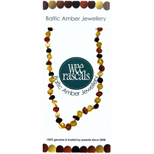 Wee Rascal - Amber Adult Necklace - Multi