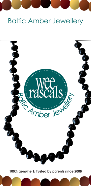 Amber Child Necklace - Black